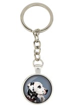 Dalmatian. Keyring, keychain for dog lovers. Photo jewellery. Men&#39;s jewe... - $16.19