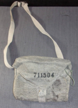 Vintage Swiss Army Military Crossbody Medic Pouch Bag Salt & Pepper Gray EC1246 - $24.29