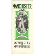 Manchester New Hampshire vntage travel brochure Queen City 1920 - £11.07 GBP