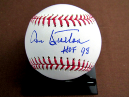 Don Sutton Hof 98 Dodgers Brewers Pitcher Signed Auto Oml Baseball Jsa Beauty - £93.08 GBP