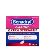 Benadryl Extra Strength Allergy Relief Medicine, 50 mg Diphenhydramine H... - $13.85