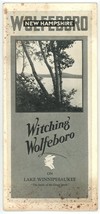 Wolfeboro New Hampshire vintage travel booklet 1920 Lake Winnipesaukee  - £11.01 GBP
