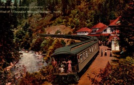 EDWARD H. MITCHELL POSTCARD-1816 SHASTA SPRINGS, CA, ROAD OF A 1000 WOND... - £4.74 GBP