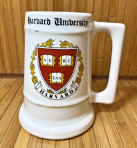 Vintage RARE ONE OF A KIND harbard Unibersity MISPELLING Harvard Mug Ste... - $200.00
