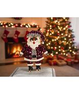 Santa Claus Brooch, Vintage Christmas Pin - $612.34 MXN