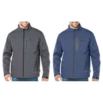 NEW Free Country Men&#39;s Water Resistant Warm Soft Flexible Shell Jacket M... - $49.99