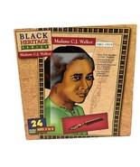 Black Heritage Series Madame C.J. Walker 24 Piece Puzzle 2001 Geebee Mar... - $390.59 MXN