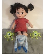 Monster Inc 13&quot; BOO Plush Doll - Disney Store + 3 McDonald’s Toys 2001 - $19.39 CAD