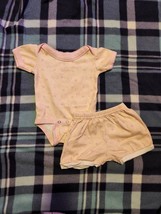 3-6 Month Baby Girl Outfit.  Baby Essentials. Pink with Flowers (IO2) - $9.88