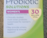 GNC Women&#39;s Probiotic Solutions 30 Billion CFU&#39;S 60 Vegetarian Capsules - $12.82
