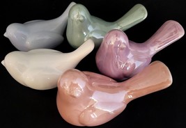 Ceramic Dove Doves Bird Birds 5.7”Wx3.6”Hx3”D 1/Pk S24 Select Pastel Color - $3.99