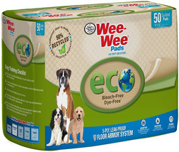 Four Paws Wee Wee Pads Eco Pee Pads for Dogs 150 count (3 x 50 ct) Four Paws Wee - $130.84