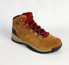 Columbia Womens 8.5 Wide Newton Ridge Plus II Suede Waterproof Elk Mountain Red - £77.85 GBP