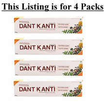 Patanjali Dant Kanti Dental Cream Regular Toothpaste 100g (3.5 Oz) x4p - £19.71 GBP
