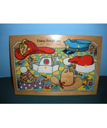 Vintage Fisher Price Pick Up &#39;N Peek #2721 Hats Wooden Puzzle Near Mint!... - £23.24 GBP