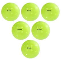 A11N S40 Outdoor Pickleball Balls-  Pickleball Approved, 6-Pack, Neon Green - £91.52 GBP