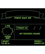 NEW Hy-Ko CHKB-201 English First Day of Chalkboard Sign, Plastic, 10 in ... - £7.47 GBP