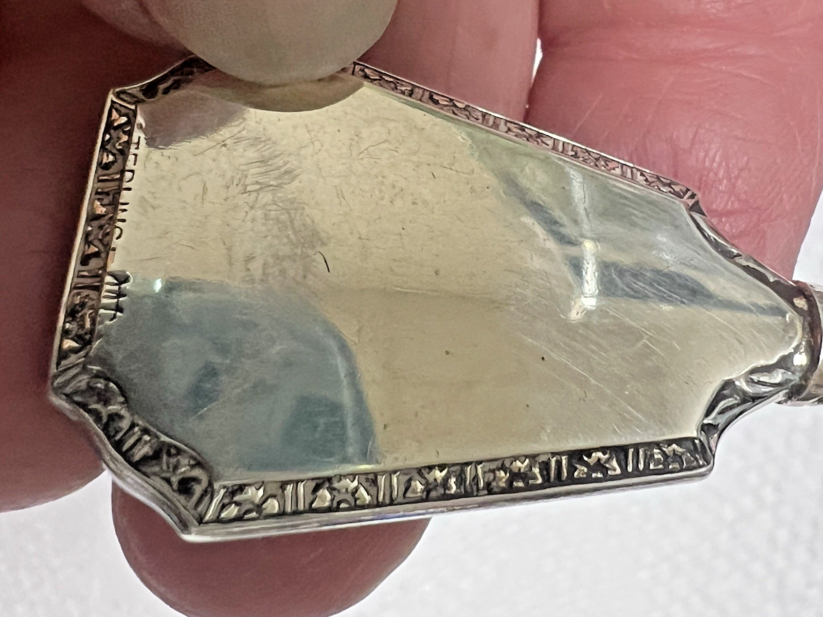 Antique Webster Sterling Miniature Perfume Scent Bottle with Dauber Item image 7