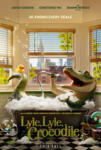 Lyle, Lyle, Crocodile Movie Poster Will Speck Josh Gordon Art Film Print 27x40&quot; - £9.51 GBP+