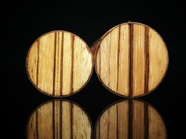 Brizard and Co Zebra Wood cigar tube holder NIB image 10