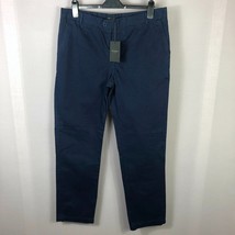 Ted Baker Navy Blue Chino Classic Fit Pants Sz 36W $155 - £59.95 GBP