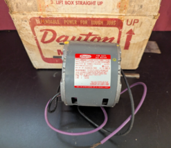 Dayton 3M585A AC Motor 1/10 HP 1050 RPM 60 HZ 115V 3/8&quot; x 1-7/8&quot; Shaft NOS - $112.50