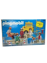 Vintage Playmobil Constuction Play Set 1203 Wheelbarrow Hard hats Concrete - £42.23 GBP