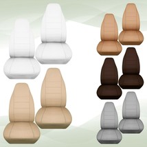 Front set Car seat covers Fits Chevy S10 trucks 94-04 BUCKET SEATS  20 Colors - £58.18 GBP