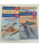 Lot Of 4 Step Into Reading Books Level 1, Level 3, &amp; Level 4 Paperback B... - €12,76 EUR