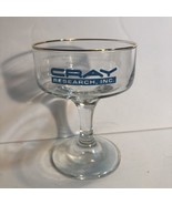 CRAY RESEARCH INC. Glass Celebrating YMP - £21.40 GBP