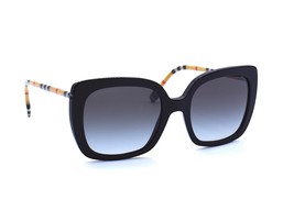 New Burberry Caroll BE4326 38538G Black Grey Gradient Authentic Sunglasses 54-20 - £144.68 GBP