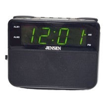 Jensen JCR-255 AM/FM Dual Alarm Auto Time Set Clock Radio Discontinued M... - $32.73