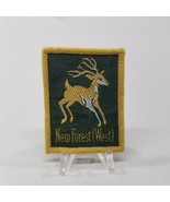 Vintage English Scouting New Forest West Scout District Sew-On 2&quot;x1.5&quot; P... - £7.81 GBP