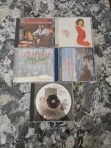 lot of 5 Christmas CDs Nat king Cole Mariah Carey Guitar Christmas Vienna Choir - £12.55 GBP
