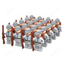 New 20Pcs/Set American Civil War 1861 The South Confederate Army Minifigures USA - £87.69 GBP