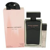 Narciso Rodriguez for her Perfume 3.3 Oz Eau De Toilette Spray 2 Pcs Gif... - £157.31 GBP