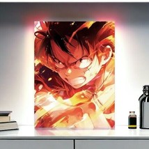 One Piece Cool Luffy Pirate King Straw Hat Home Decor Metal Wall Art Poster - £11.15 GBP+