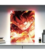 One Piece Cool Luffy Pirate King Straw Hat Home Decor Metal Wall Art Poster - £11.07 GBP+