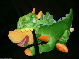 14&quot; Disney Store World Land Dragon Pluto Puppy Dog Stuffed Animal Plush Toy Big - £12.69 GBP