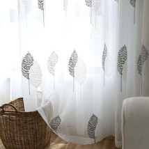 Modern Simple Embroidered Curtain And Window Screen - $13.60