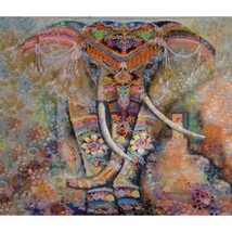 Elephant in Pastels Tapestry 200 cm x 150 cm Wall Hanging Boho Home Decor