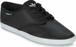 Adidas Originals Adria Plimsole Womens Trainers Black Leather Lace M2074... - £37.28 GBP