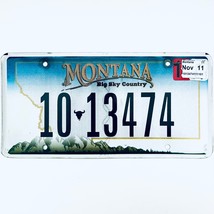 2011 United States Montana Carbon County Passenger License Plate 10 13474 - £13.23 GBP