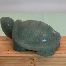 3&quot; Green Aventurine Turtle Carving Crystal Stone Tortoise Figurine Anima... - £11.37 GBP