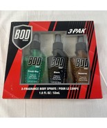 Bod Man 3 Pack Fragrance Body Spray Gift Set (LOC RM G9-6) - £9.30 GBP