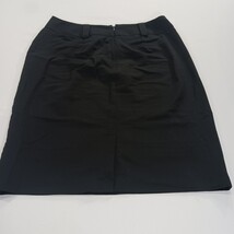 Larry Levine Straight RN#103715 Women's 8 Rear Zipper & Slit Black Pencil Skirt image 10