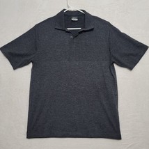 Nike Men&#39;s Golf Shirt Size M Medium Gray Dri Fit Short Sleeve Casual Polo - £16.66 GBP