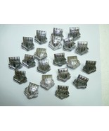 Lot 20 British Military Badges Marked Northumberland, Emblem, Screws /Ve... - $69.76 CAD