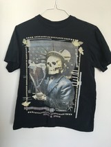 ECKO Men&#39;s t-shirt short sleeve black statue of liberty GRAPHIC Tee small skull - £15.41 GBP
