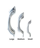 Set of Curve Door Pull and Knob, Vintage Old Style Door &amp; Drawer Handle - $50.60 CAD+